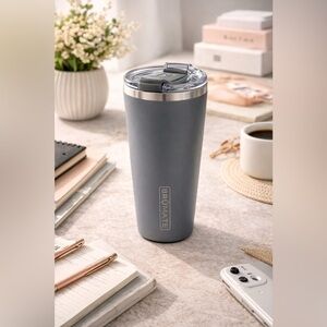 BrüMate Imperial Pint or Hopsulator Juggernaut in matte gray finish